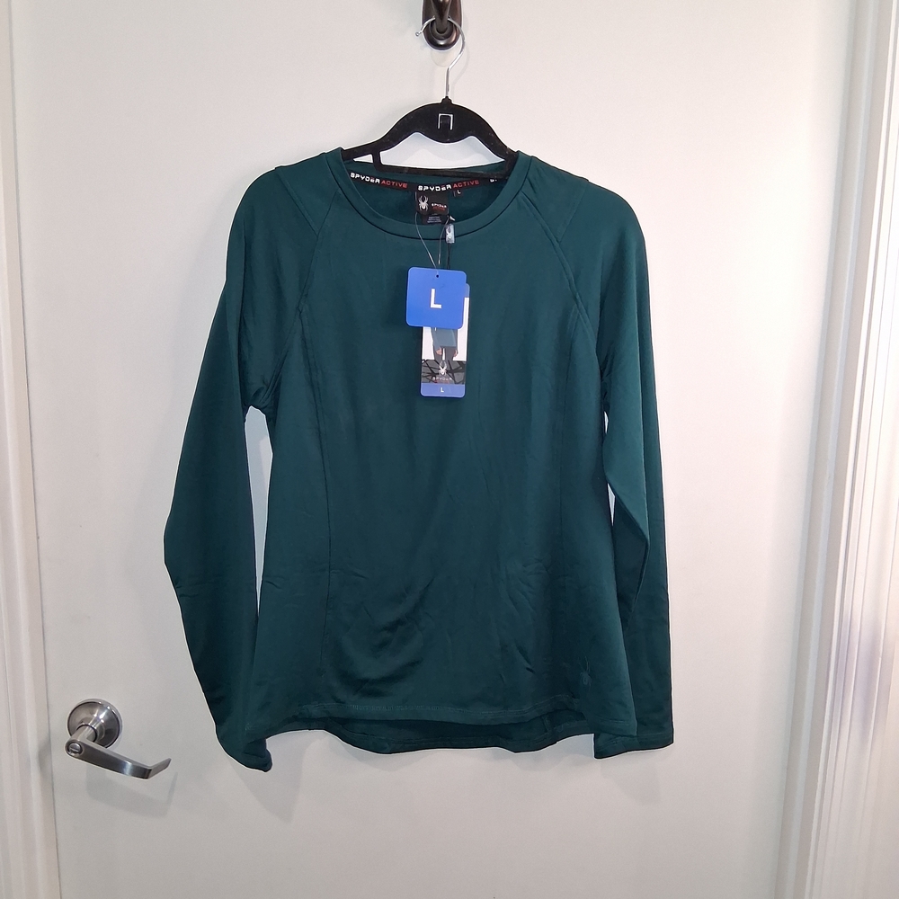 Spyder Green Active Long Sleeve Top